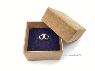 anillo oro 18k con circonita