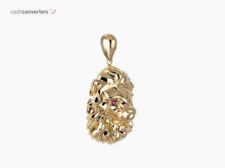 colgante oro 18k con piedra con circonita