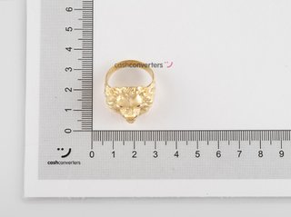 sello oro 18k con piedra con circonita