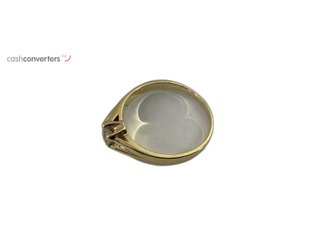 anillo oro 18k con piedra con circonita
