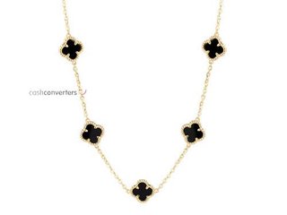 collar oro 18k con piedra con circonita 40cm