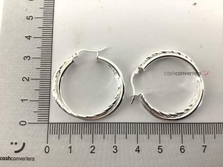 argollas plata 925mm
