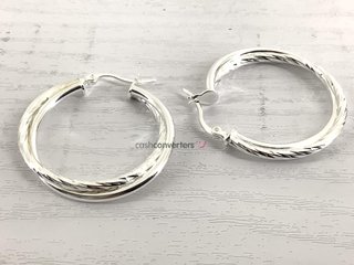 argollas plata 925mm