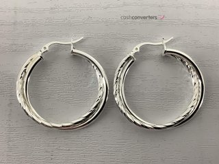 argollas plata 925mm