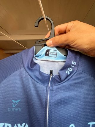 Maillot Ciclismo Strava Gran Fondo Azul TALLA L