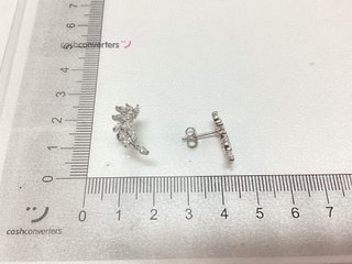 pendientes plata 925mm con circonita