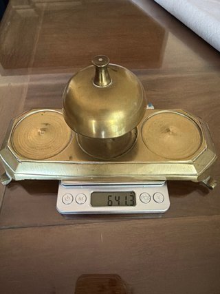 Timbre antiguo de bronce vintage
