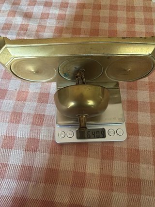 Timbre antiguo de bronce vintage