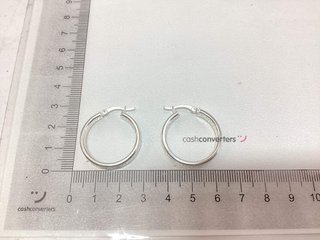 argollas plata 925mm