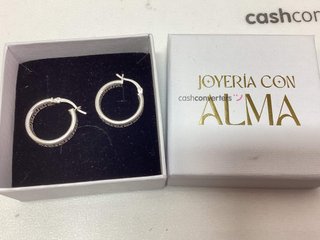argollas plata 925mm