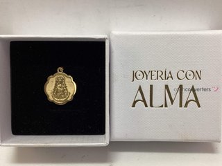 medalla oro 18k