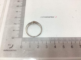 anillo plata 925mm con piedra con diamante de laboratorio