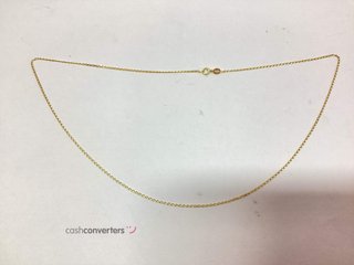 cadena oro 18k 25cm