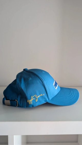 Cappellino Ayrton Senna Blu e Bianco