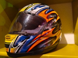Casco Arai Aoyama réplica Rapide-SR XS