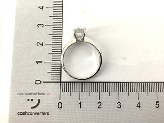 sortija oro 18k con diamante de laboratorio