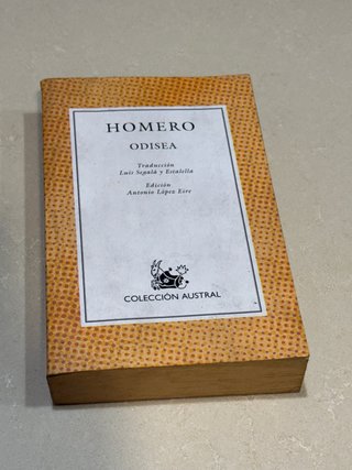Libro La Odisea de Homero