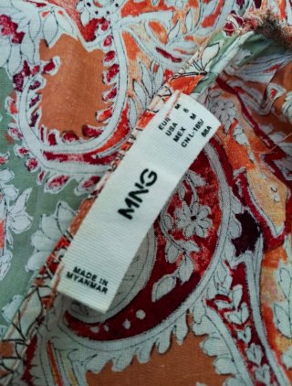 Vestito lungo estivo MNG donna taglia M