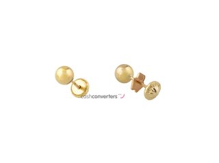 pendientes oro 18k