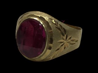 anillo oro 18k