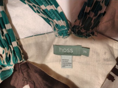 Vestido verano corte imperio Hoss Intropia. T-36.