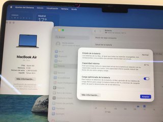 portatil apple apple macbook air m2 8-core 3.4 13 (8gpu) (2022) (a2681)