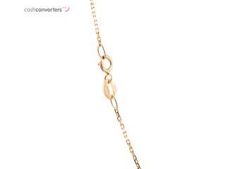 collar oro 18k con piedra 22cm
