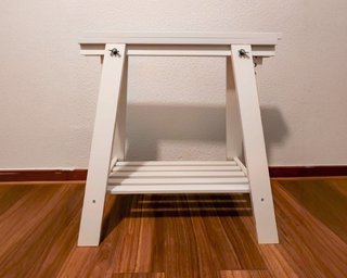 Caballete blanco IKEA