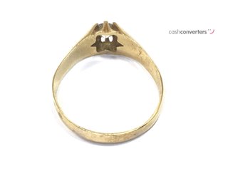 anillo oro 18k con piedra