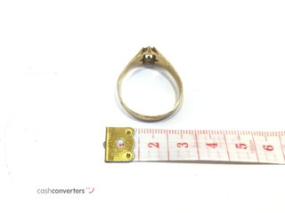 anillo oro 18k con piedra