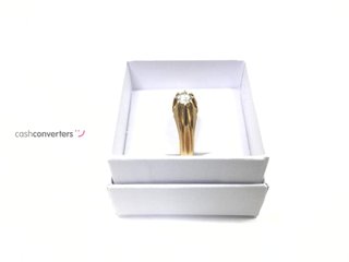 anillo oro 18k con piedra