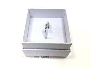 anillo oro 18k con piedra con diamante