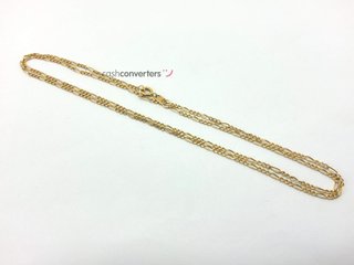 cadena oro 18k 31cm