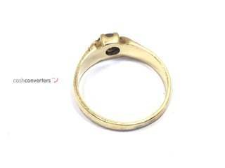 anillo oro 18k con piedra