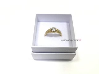 anillo oro 18k con piedra