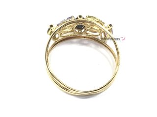anillo oro 18k con piedra