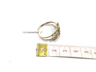 anillo oro 18k con piedra