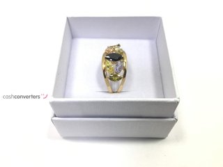 anillo oro 18k con piedra