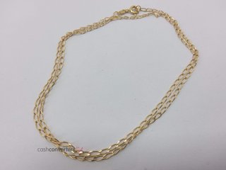 cadena oro 18k 26cm
