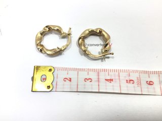 pendientes oro 18k