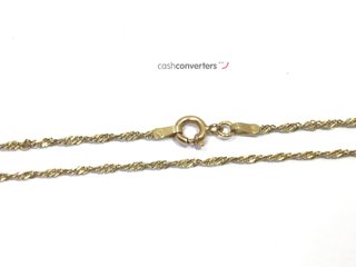 cadena oro 18k 30cm