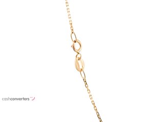 collar oro 18k con piedra 22cm