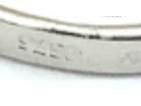anillo plata 925mm con piedra con diamante de laboratorio