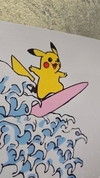 Poster Pokémon Onda Kanagawa Poster PVC 70x50cm