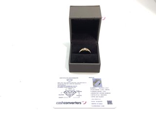 anillo oro 18k con piedra con diamante de laboratorio