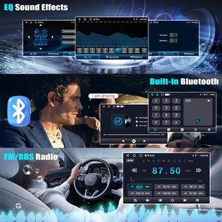 Radio Android 13 2+64GB CarPlay Toyota Auris
