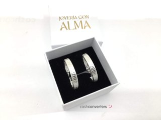 argollas plata 925mm