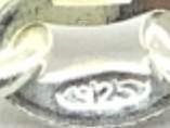 collar plata 925mm con piedra con perla 23cm