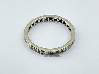 sortija oro 18k con piedra con diamante