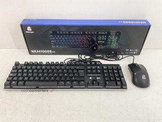 kit teclado y raton nitropc nkm1000s v2